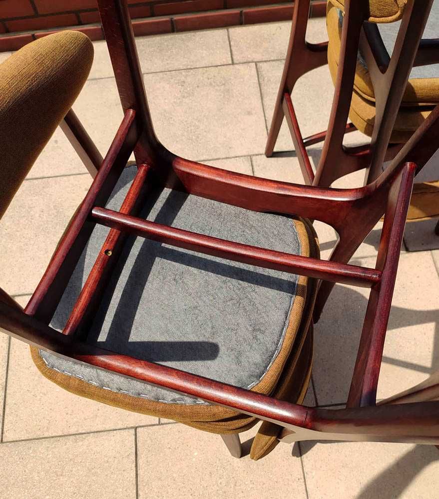 Krzesła lata 60 , kultowe "hałasy" ikona designu, stan po renowacji