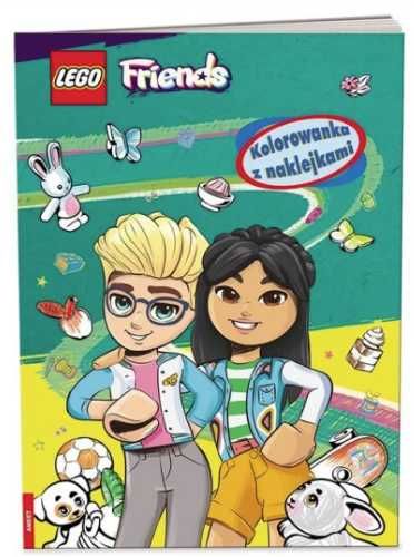 LEGO Friends. Kolorowanka z naklejkami - praca zbiorowa