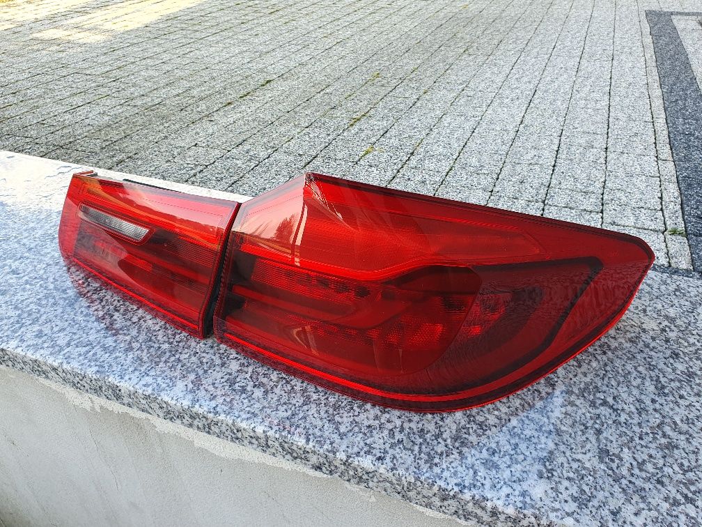 Bmw 5 g30 lampy tył komplet