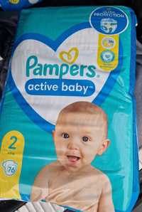 Pampers active rozmier 2 - 3 paczki