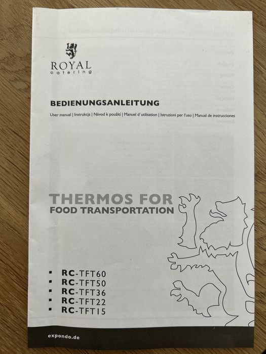 Termos gastronomiczny