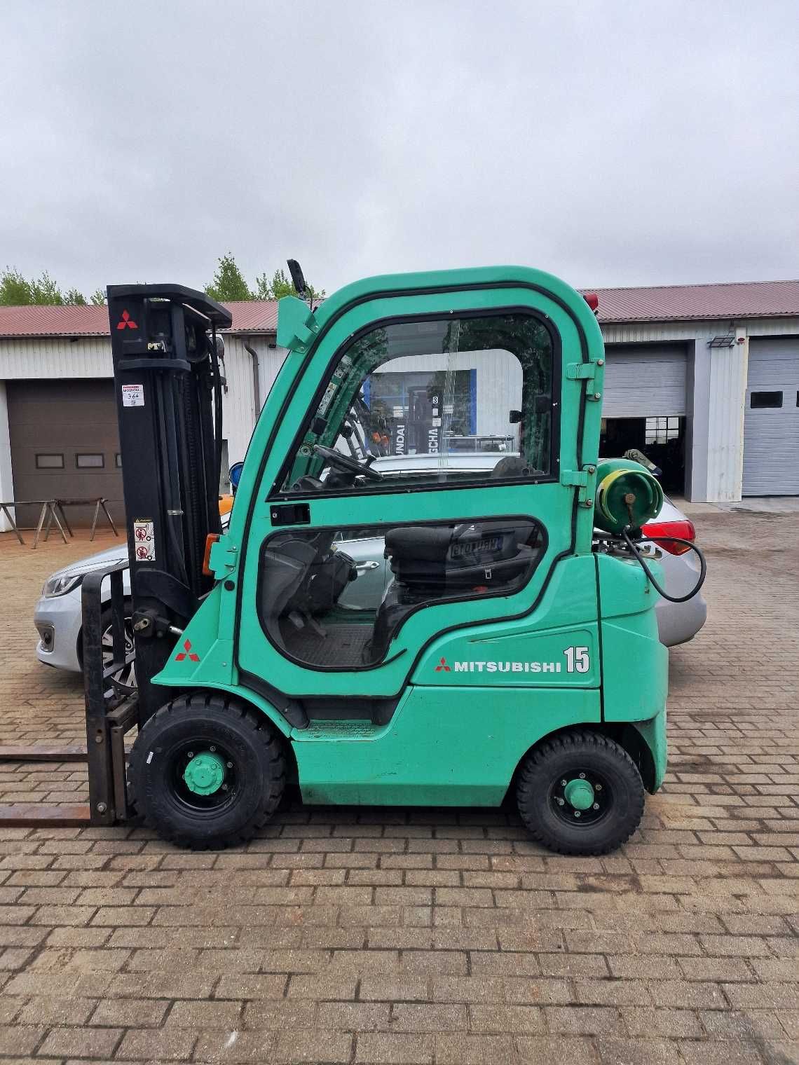 RATY 0% Wózek widłowy MITSUBISHI FG15N, UDT, Resurs, Transport