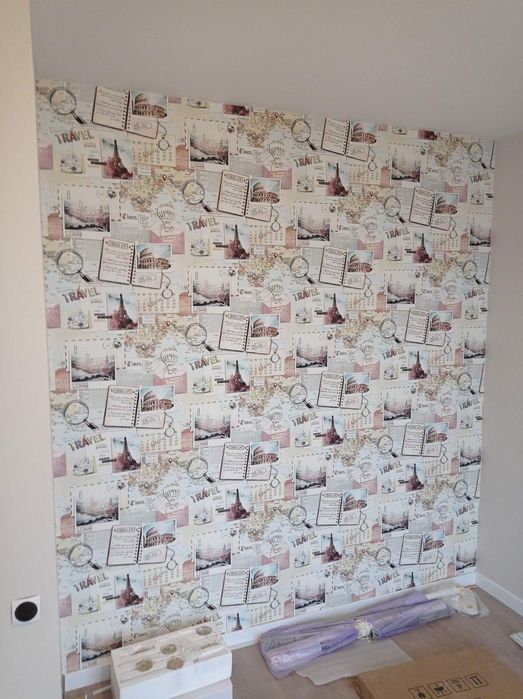 Малярные роботы, Поклейка шпалер, Покраска обоев, Шпаклёвка, Ремонт