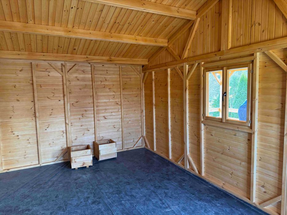 domek drewniany domki drewniane domy z drewna 22 m2 WARBIT