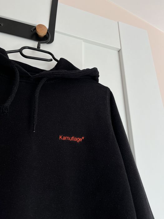 czarna bluza z kapturem Kamuflage S