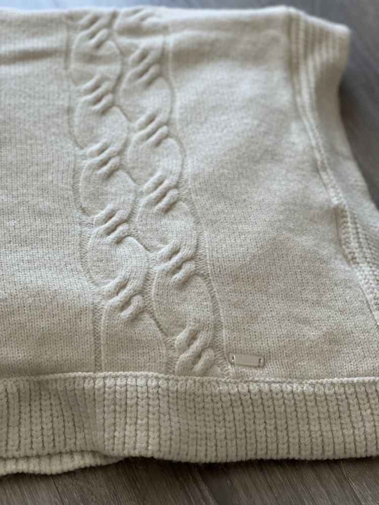 Шерстяной детский плед одеяло Bebetto 0-1,5 года