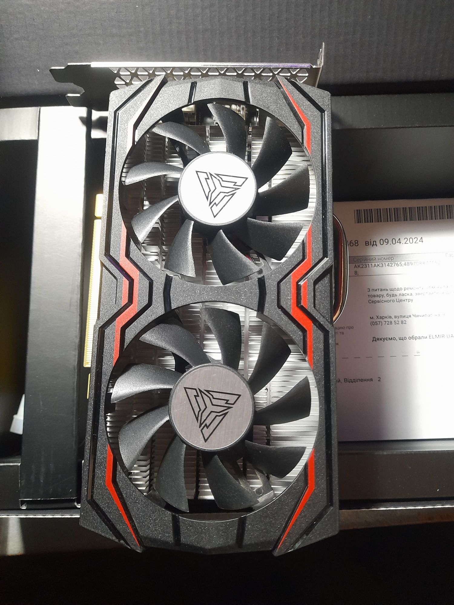 Відеокарта ARKTEK RX 580 8GB. Ще на гарантії