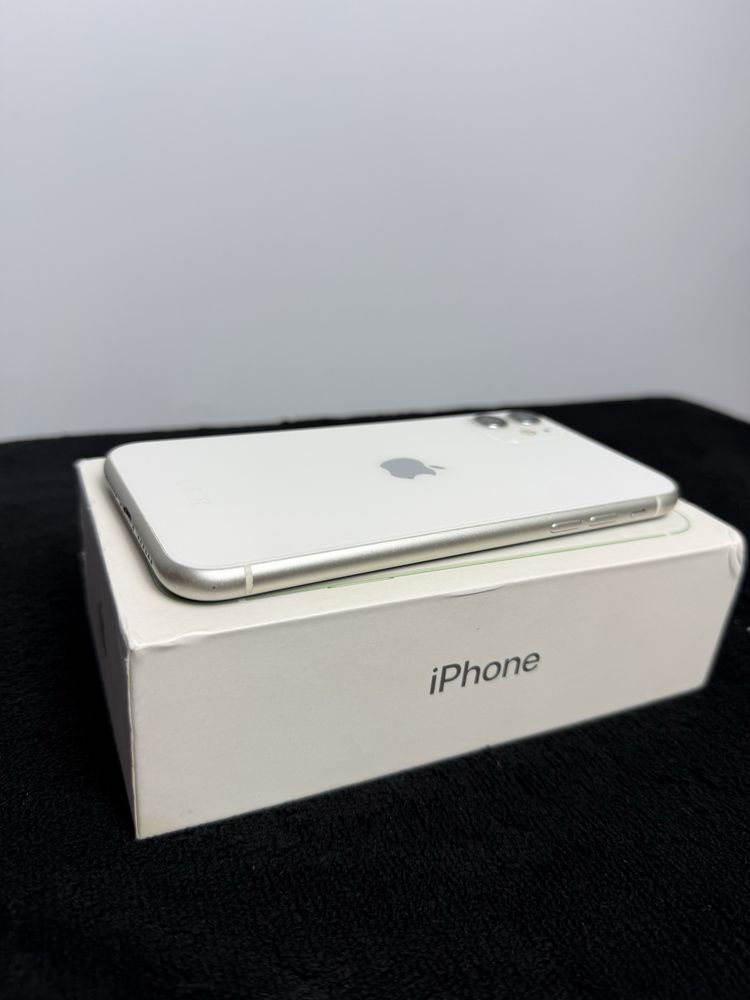 iPhone 11|White|100%|Bardzo Dobry|Pełen Zestaw