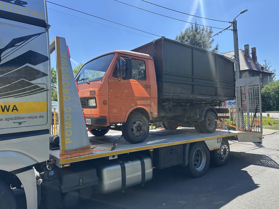 Pomoc drogowa Gliwice 24h Laweta Holowanie  Transport maszyn