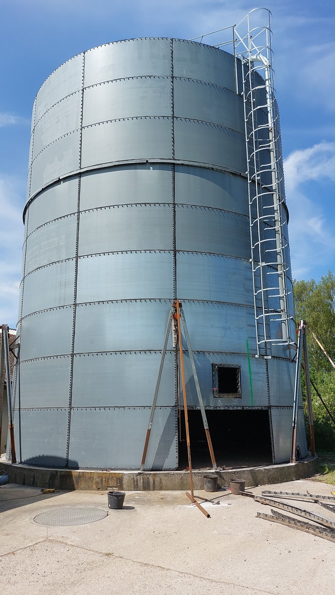 Silos zbożowy 450Ton Średnica 8.5m bin zbiornik