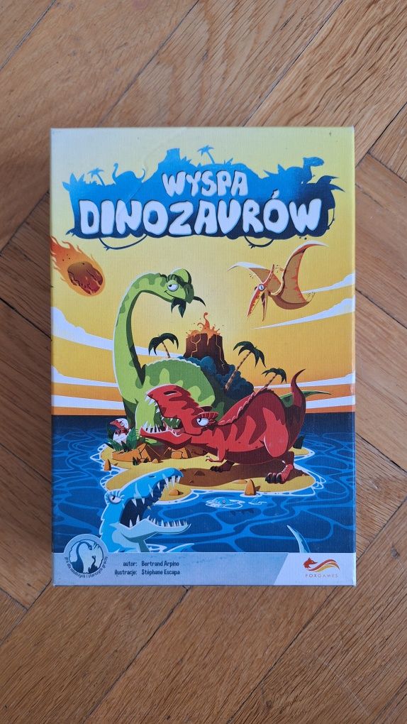 Wyspa dinozaurów FoxGames gra karty