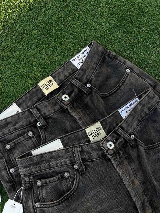 ‼️НОВИНКА‼️ Джинси Gallery dept x Chrome hearts Flared/Skini/Кльош