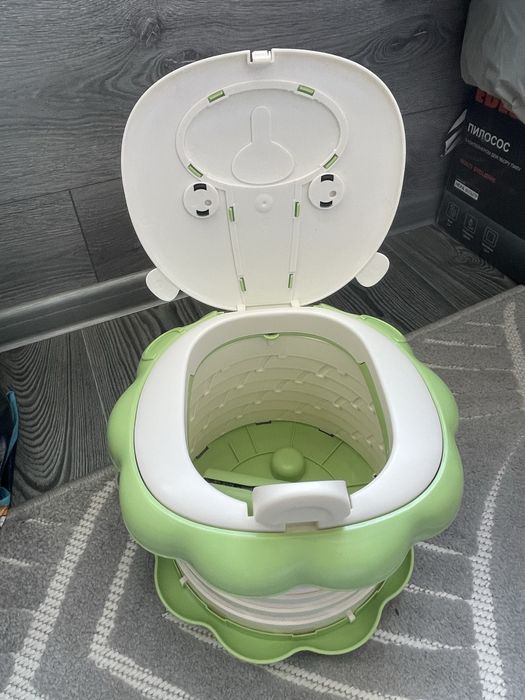 Дорожній складаний горщик новий+чохол та рулон пакетів