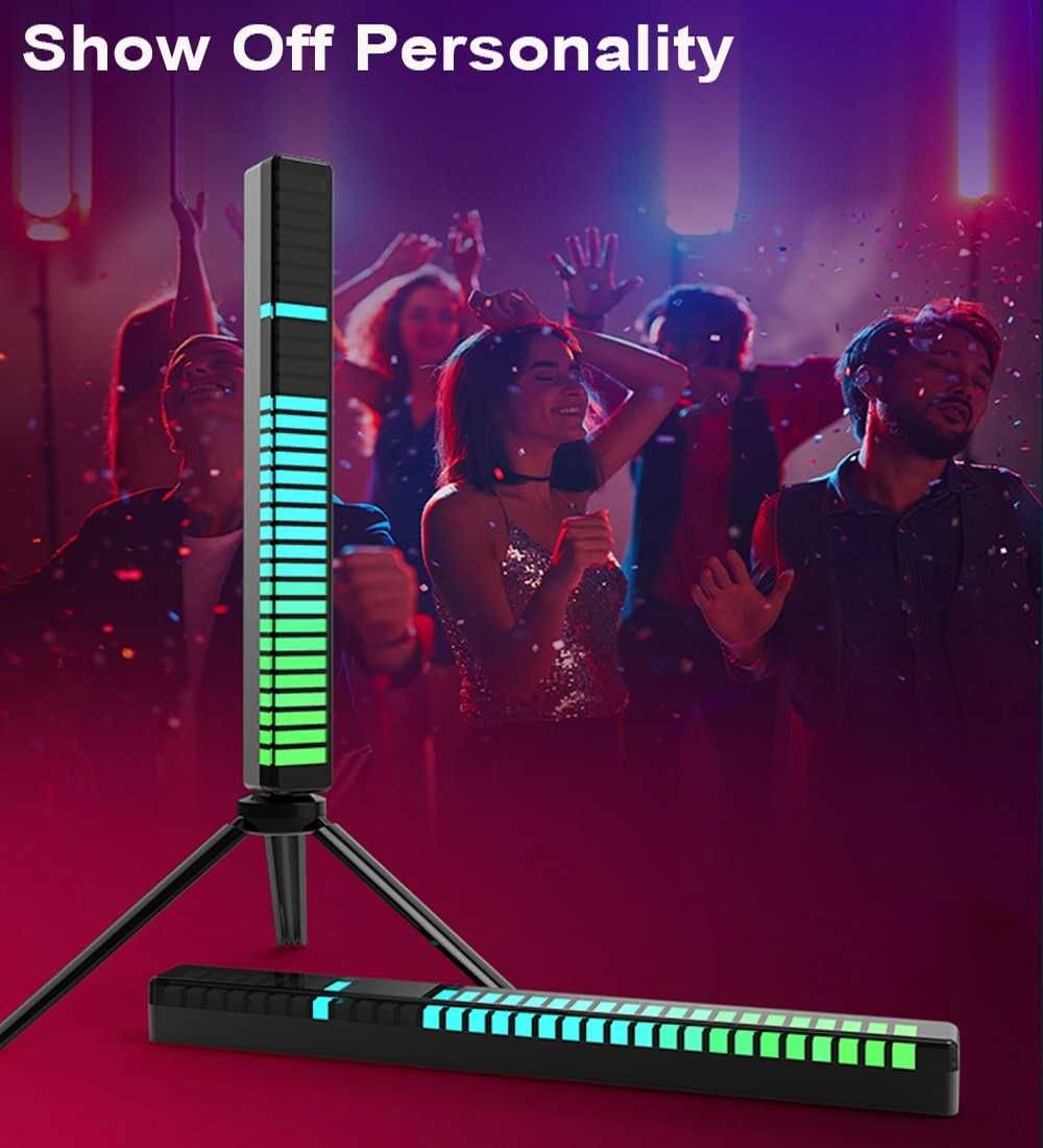 LEDBAR 32 LED RGB - panel, listwa LED sterowana dźwiękiem