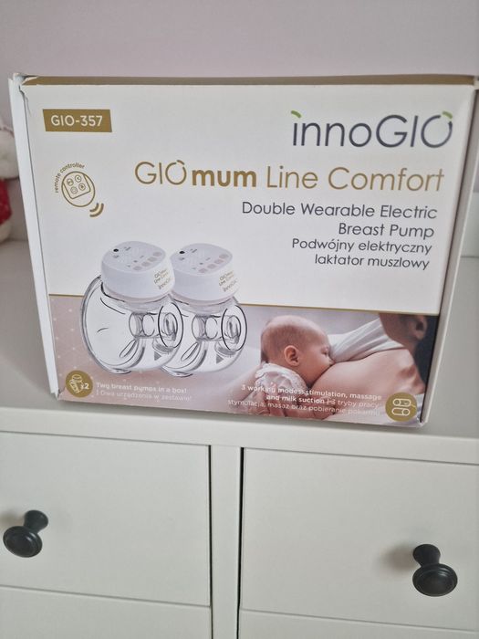 Podwójny muszlowy laktator elektryczny GIOmum Line Comfort GIO-357