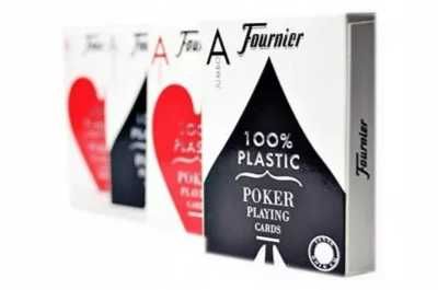 Jumbo Poker 100% plastik FOURNIER