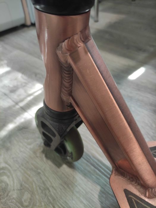 Трюковый  самокат.Oxelo Freestyle Mf1.8+золотой.