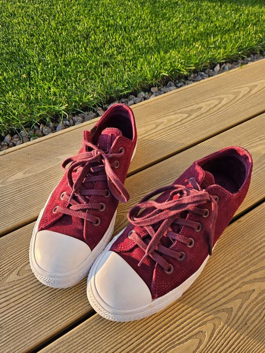 Converse chuck Taylor 40 trampki bordowe