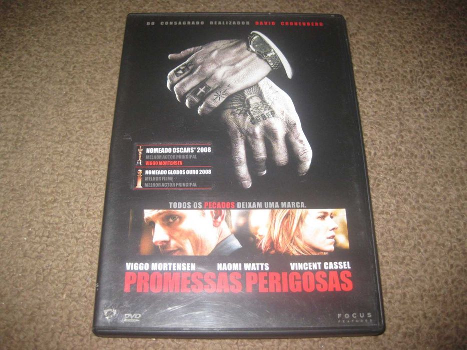 DVD "Promessas Perigosas" de David Cronenberg
