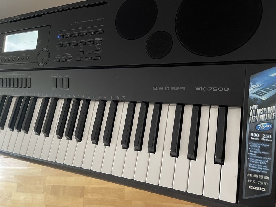 Teclado Cassio WK 7500