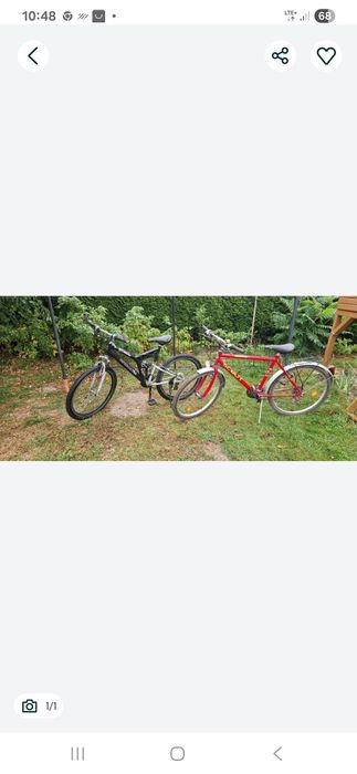 Rower Górski czarny sprawny 26cali koła