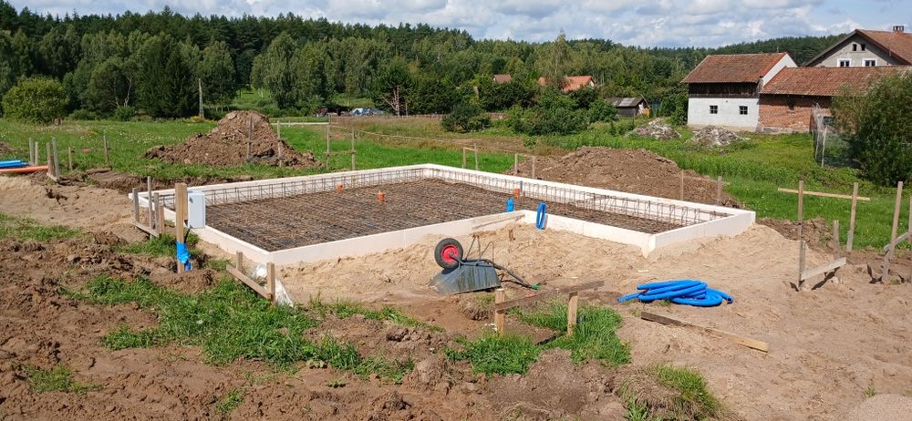 Budowa płyt fundamentowych, płyty fundamentowe