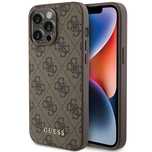 Etui Guess 4G Metal Gold Logo Na Iphone 15 Pro Max - Brązowe