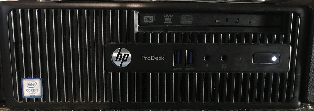 PC HPprodesk com software XD para bares, cafes e restaurantes.