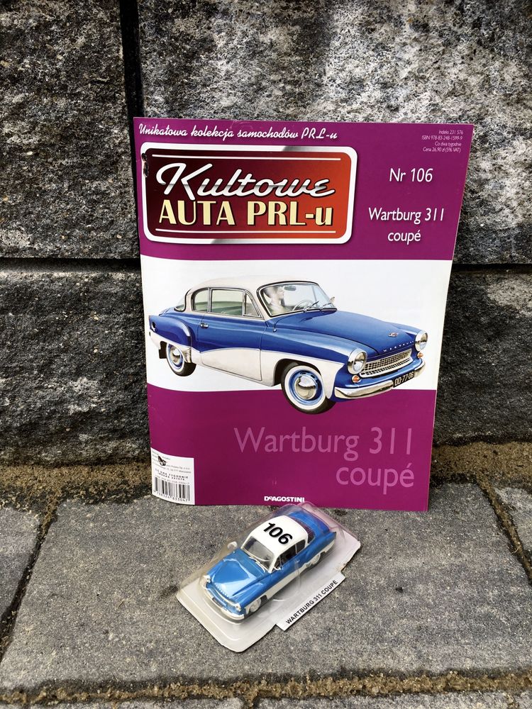 Czasopisko-WARTBURG 311 COUPÉ-auta PRL,model,autka,kolekcja