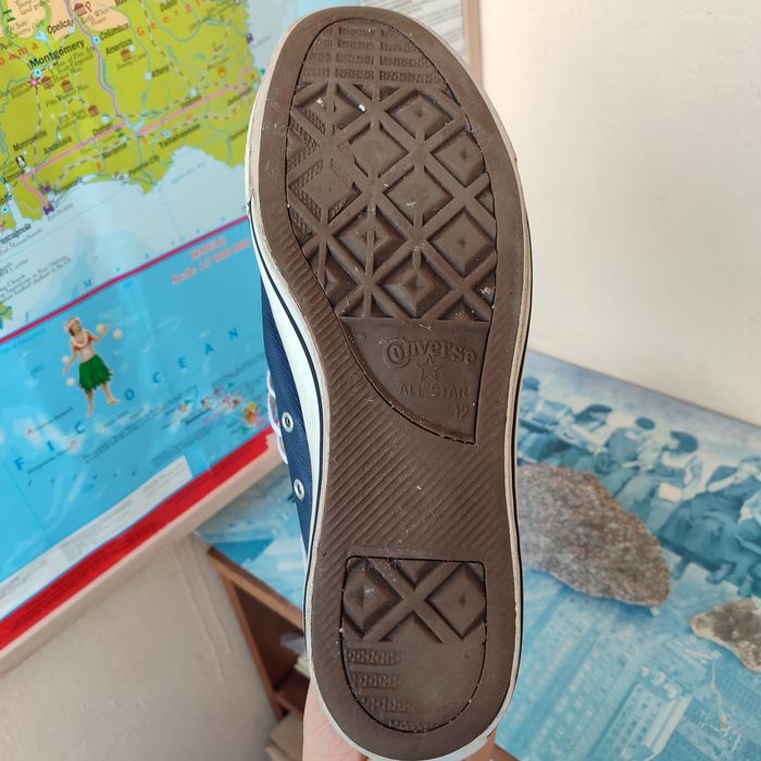 Кожаные кеды Converse высокие оригинал из США 46,5