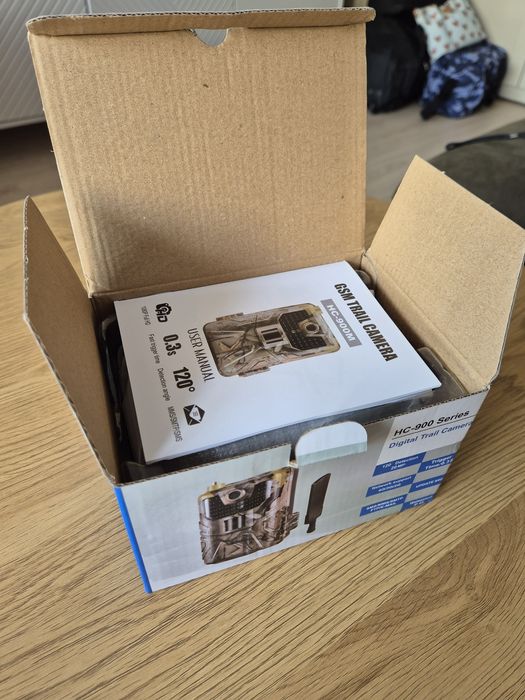 Nowa fotopułapka GSM SIM MMS 2G HC900M kamera leśna na budowe hc300m