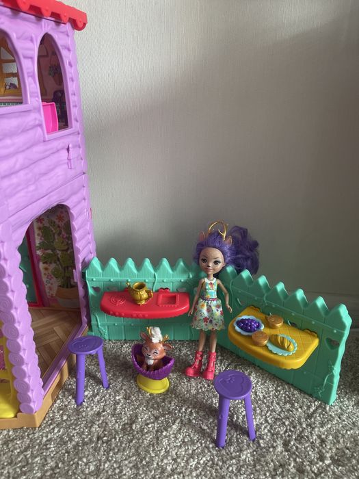 Enchantimals домик данессы и кукла с питомцем