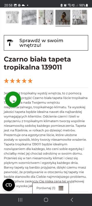 Tapeta czarno- biała 4wall