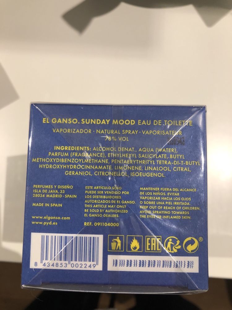 El Ganso Sunday Mood EDT 125ml - NOWY FOLIA