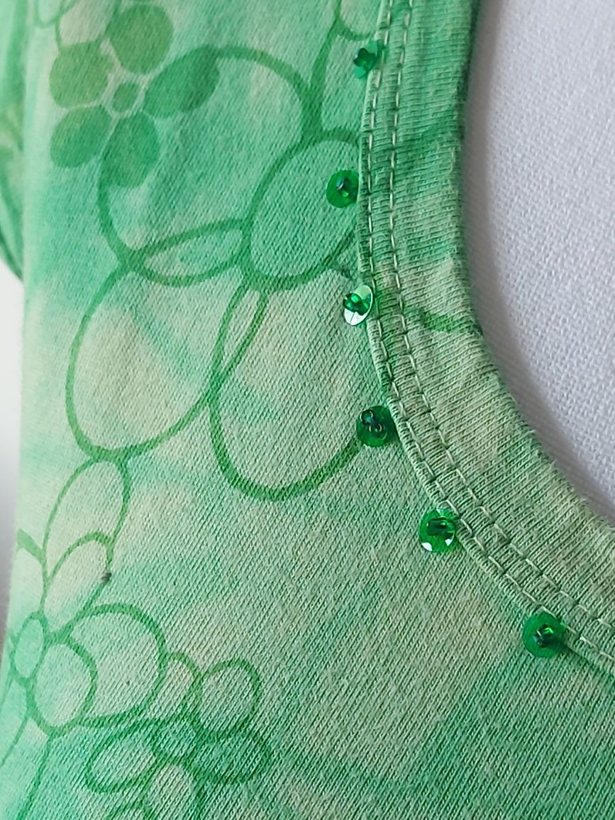 T-shirt Verde Esmeralda da Zara - Tam° M