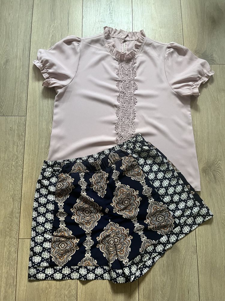 H&M wzorzyste szorty r 36