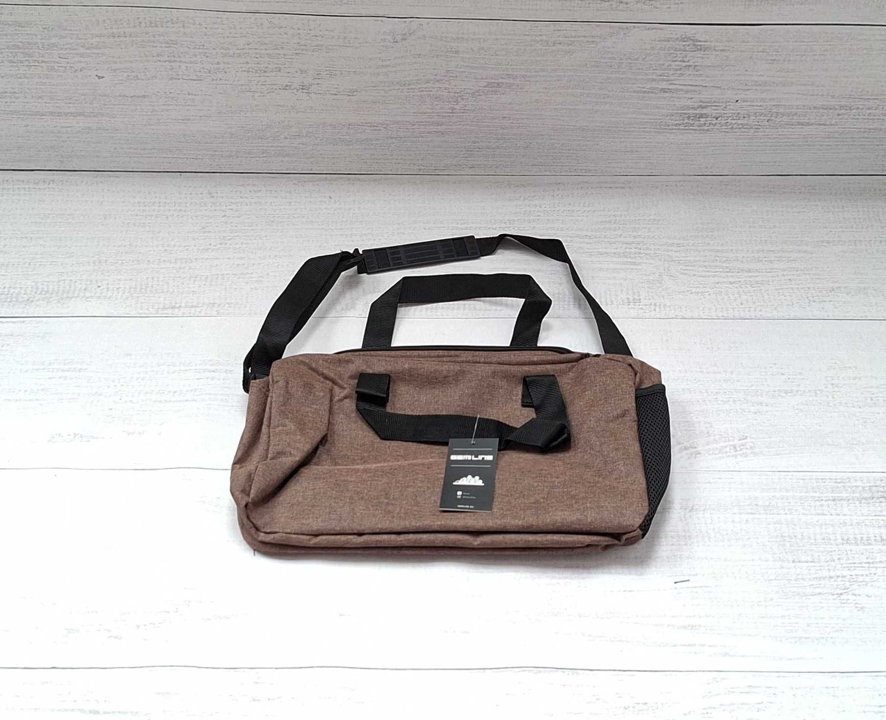 Torba podróżna do samolotu - bagaż - 20 L – brązowa SEMI LINE