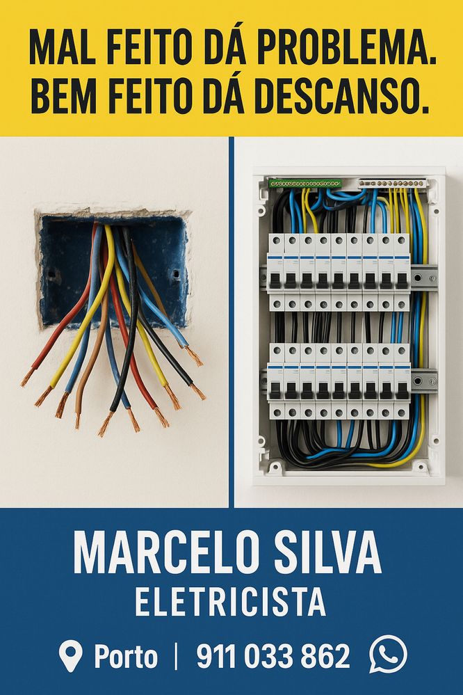 Eletricista ( Sob orçamento ou a hora)