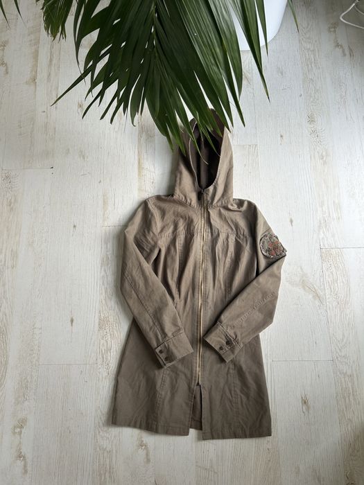 Parka Ruce kurtka płaszczyk khaki cudowna odlot r 36 S