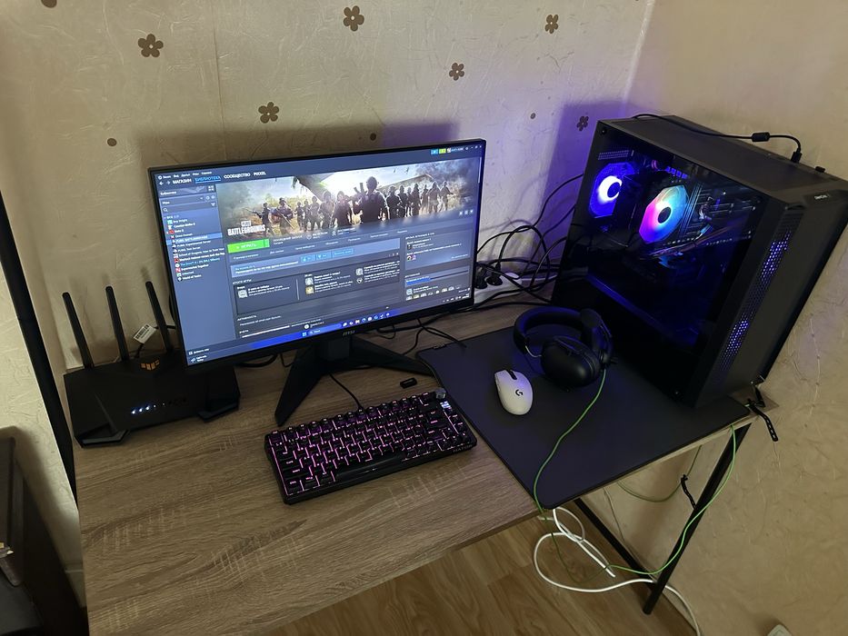 Комплект ПК игровой 4060 8gb, озу 16gb, i5 12400f, 600w, ssd 1tb