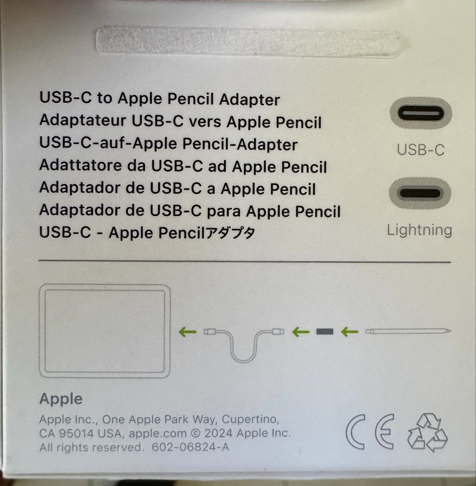 Apple Przejściówka z USB-C na Apple Pencil MWML3ZM/A