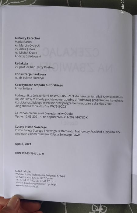 Czekając na Zbawiciela religia klasa 5