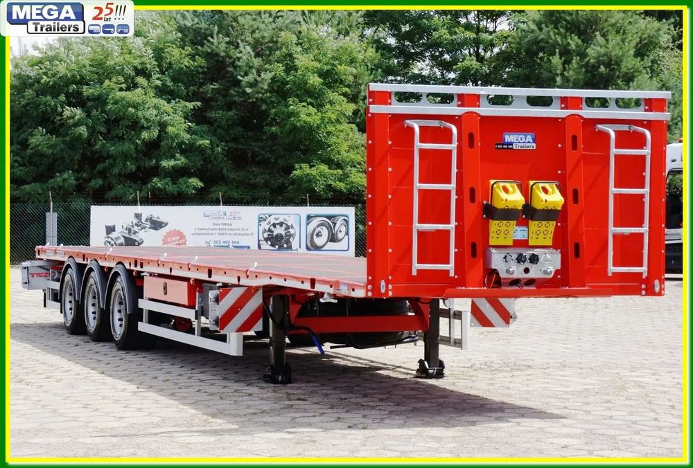 PLATFORMA Mega osie 19,5 BPW, full ADR EX3 UNIWERSALNA !!!  Koszty XI/25 ?! Leasing na GOTOWĄ platformę, ADR EX3, ład. H=3,0m