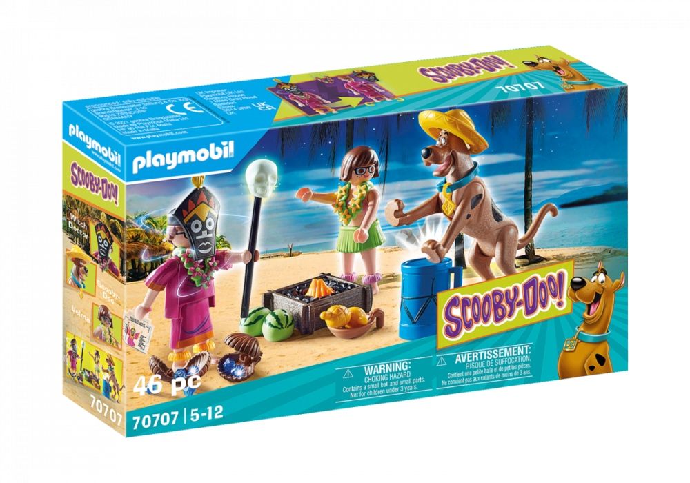 playmobil scooby-doo przygoda z witch doctor figurka scooby doo