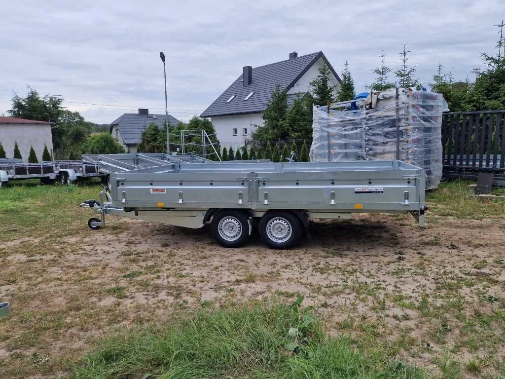 Neptun Nordica 2 KPS przyczepa dwuosiowa 420 x 215 cm DMC 2 T