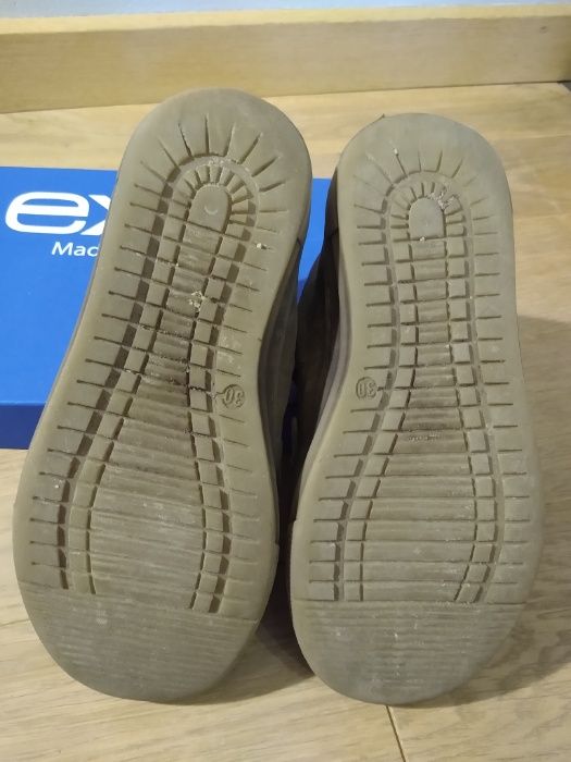 Buty jesienne przejściowe skórzane EXK rozmiar 30