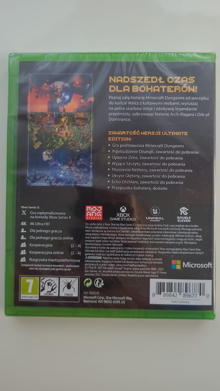 XBOX Minecraft Dungeons edycja Ultimate Nowa PL