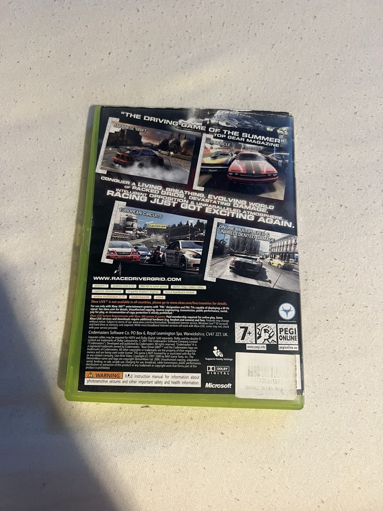 Grid na xbox 360 gra