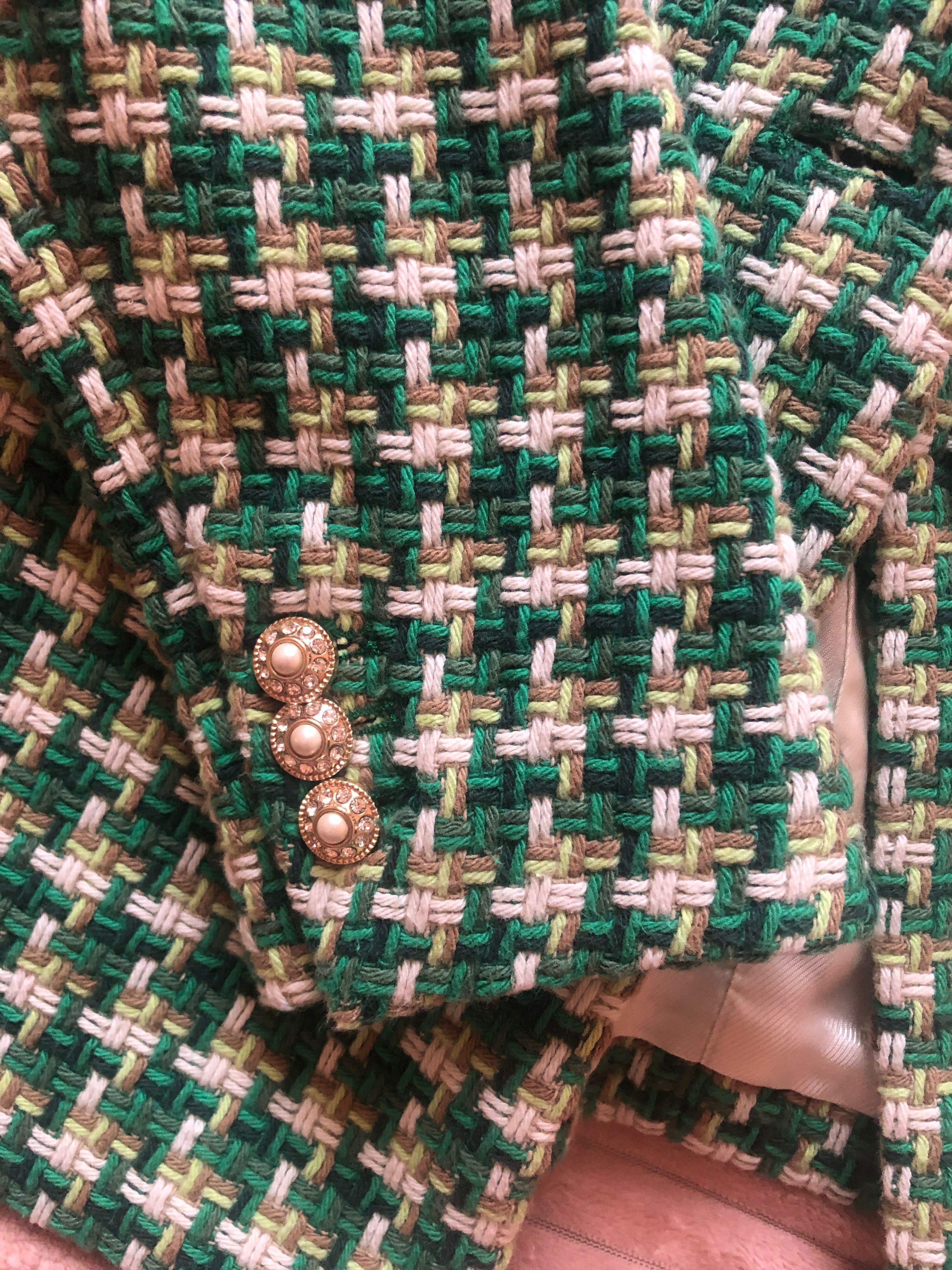 Зеленый Пиджак Zara xs