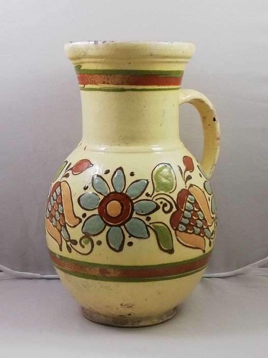 СТАРИННЫЕ кувшин куманец графин Старая ОПОШНЯ Керамика Майолика СССР